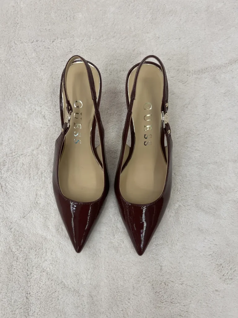 Décolleté Guess Nashily rosso - FLTNAS LEP05
