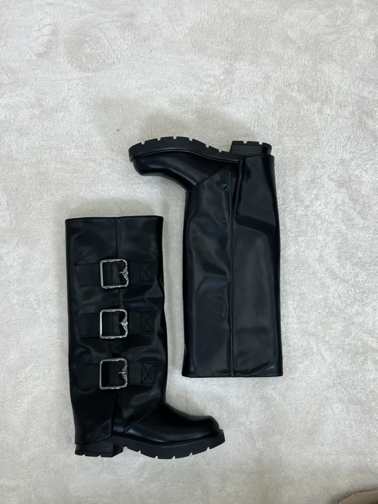 Stivale Gold&Gold con Fibbie Nero