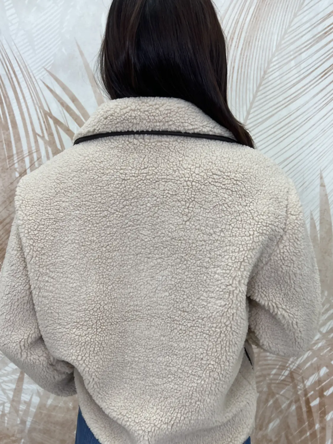 Giacca JDY Noella Teddy Beige