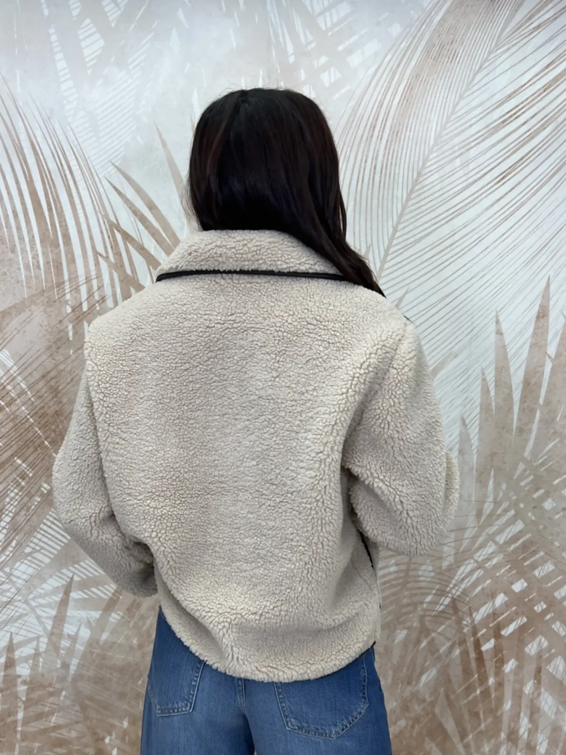 Giacca JDY Noella Teddy Beige