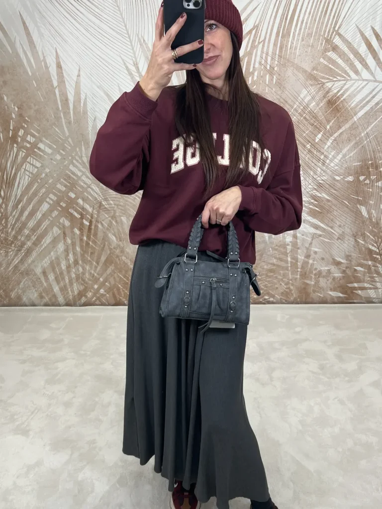 Felpa JDY Mesa Bordeaux