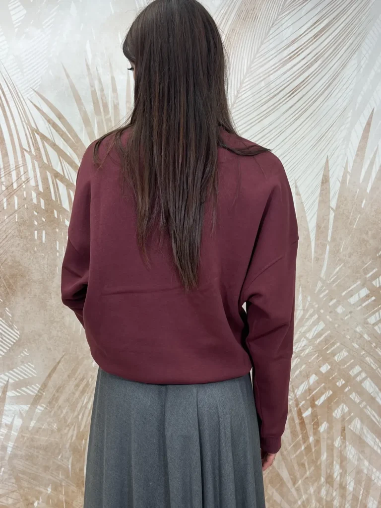 Felpa JDY Mesa Bordeaux