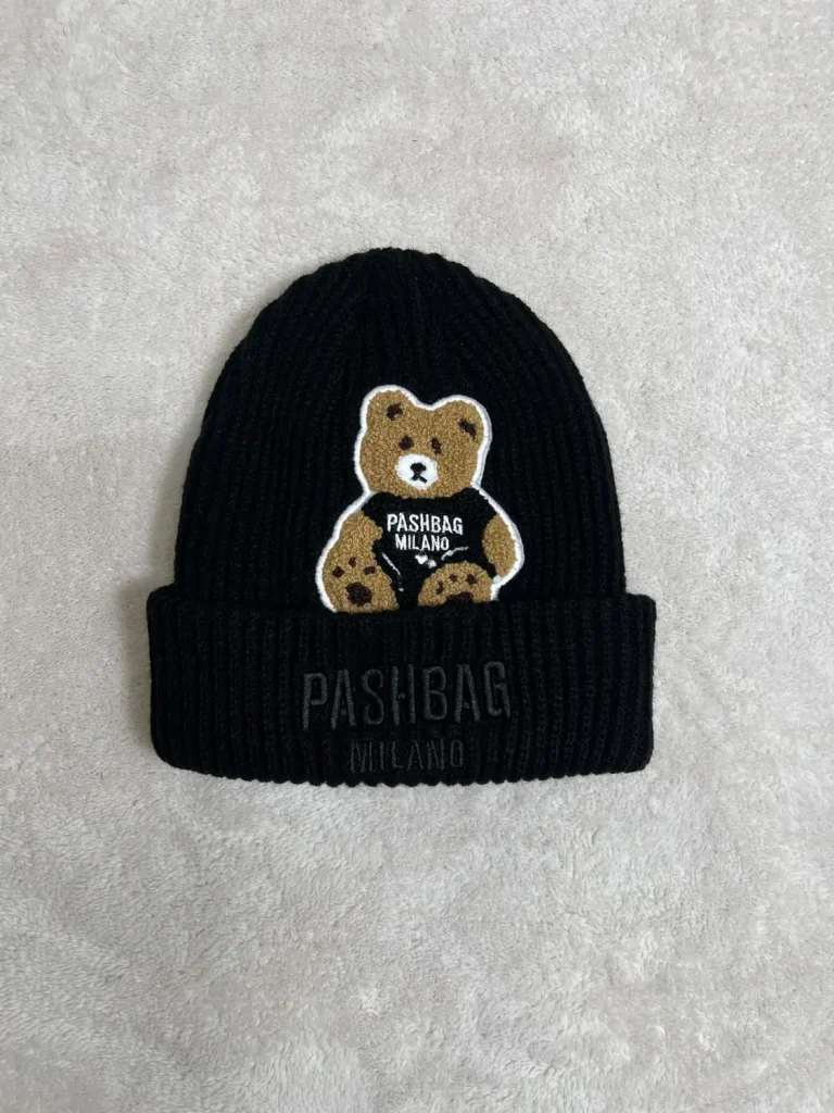 Cappellino Pashbag Orsetto Nero