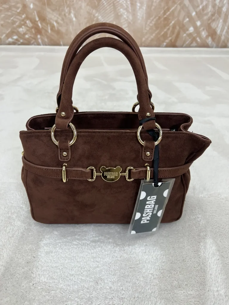 Borsa Pashbag Golden Mini Marrone