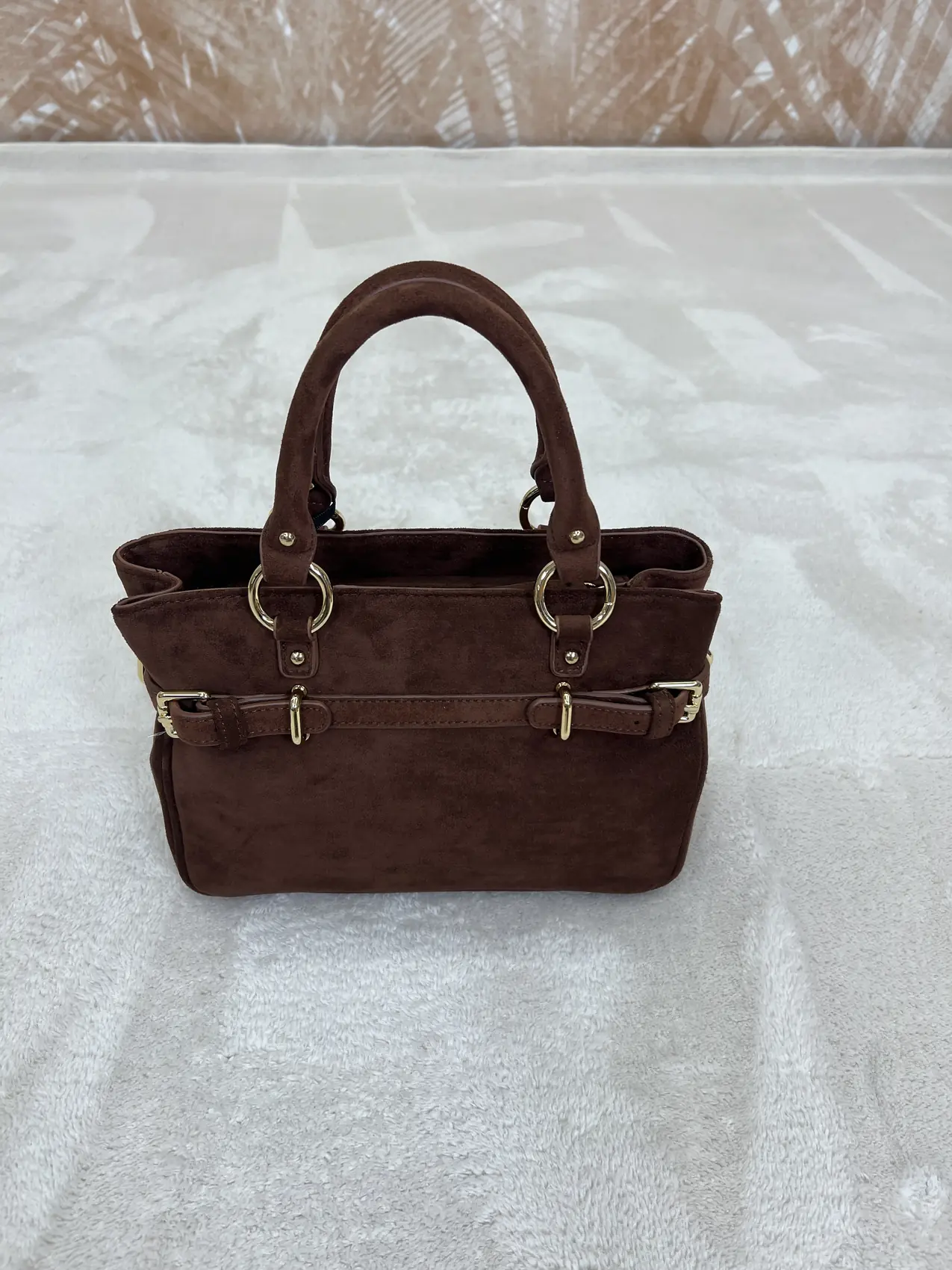 Borsa Pashbag Golden Mini Marrone
