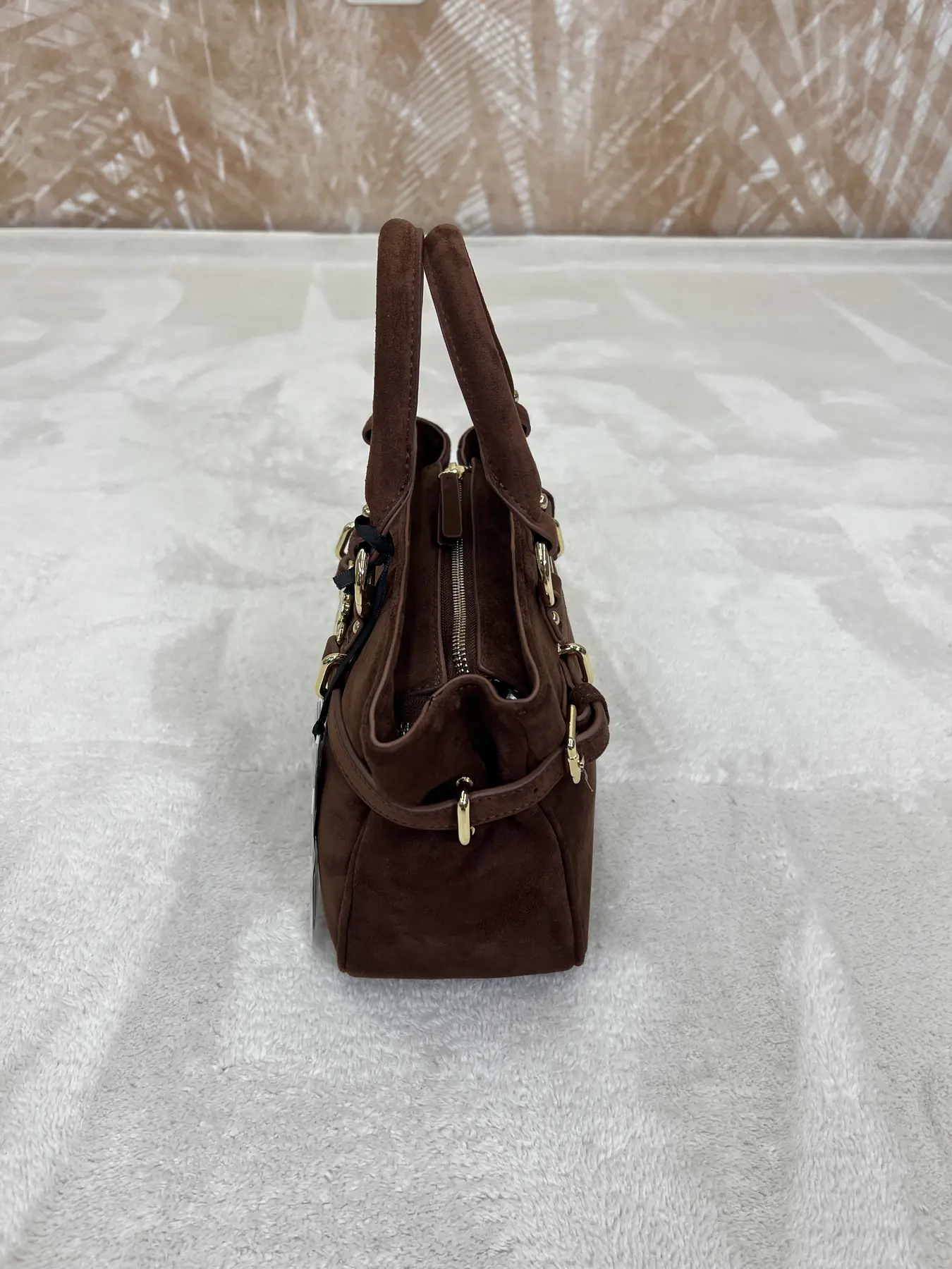 Borsa Pashbag Golden Mini Marrone