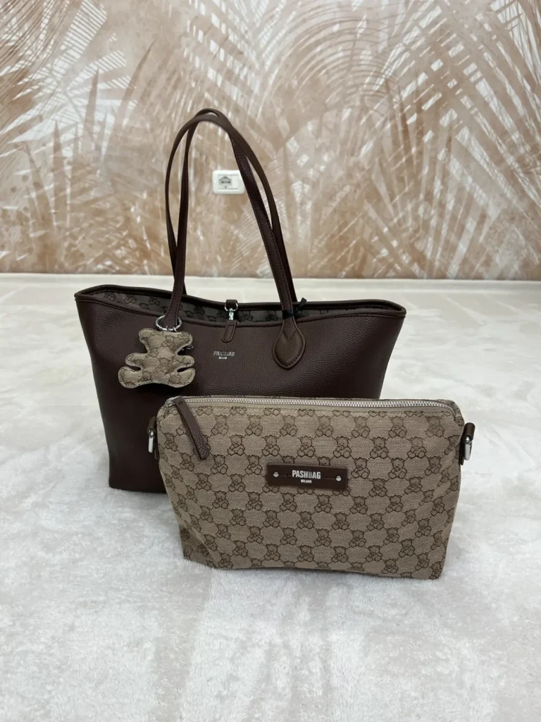 Borsa Shopper Pashbag Davina Marrone