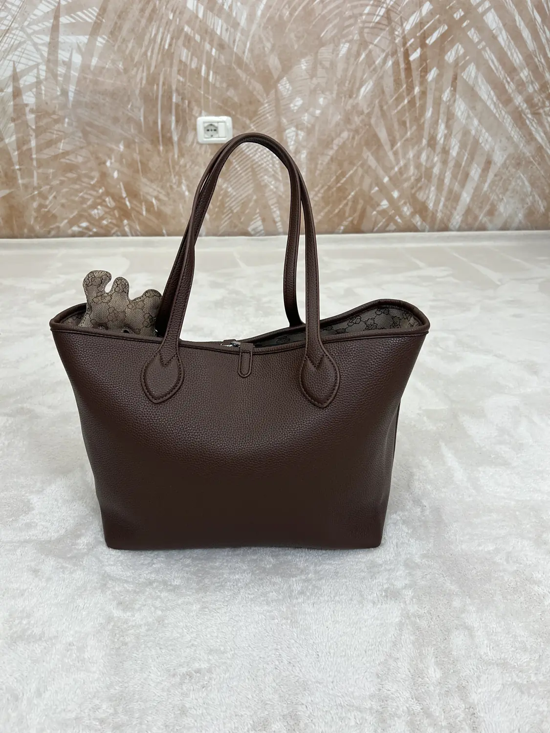 Borsa Shopper Pashbag Davina Marrone