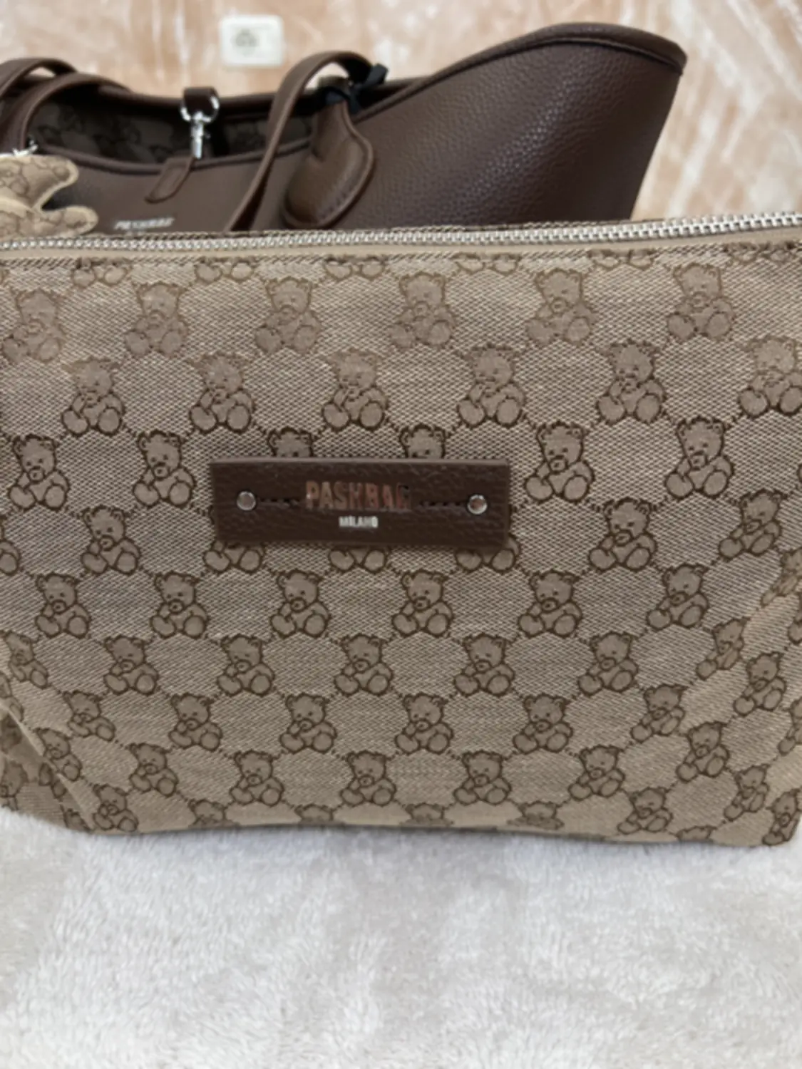 Borsa Shopper Pashbag Davina Marrone
