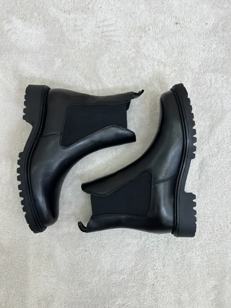 Beatles Tamaris in Pelle Nero