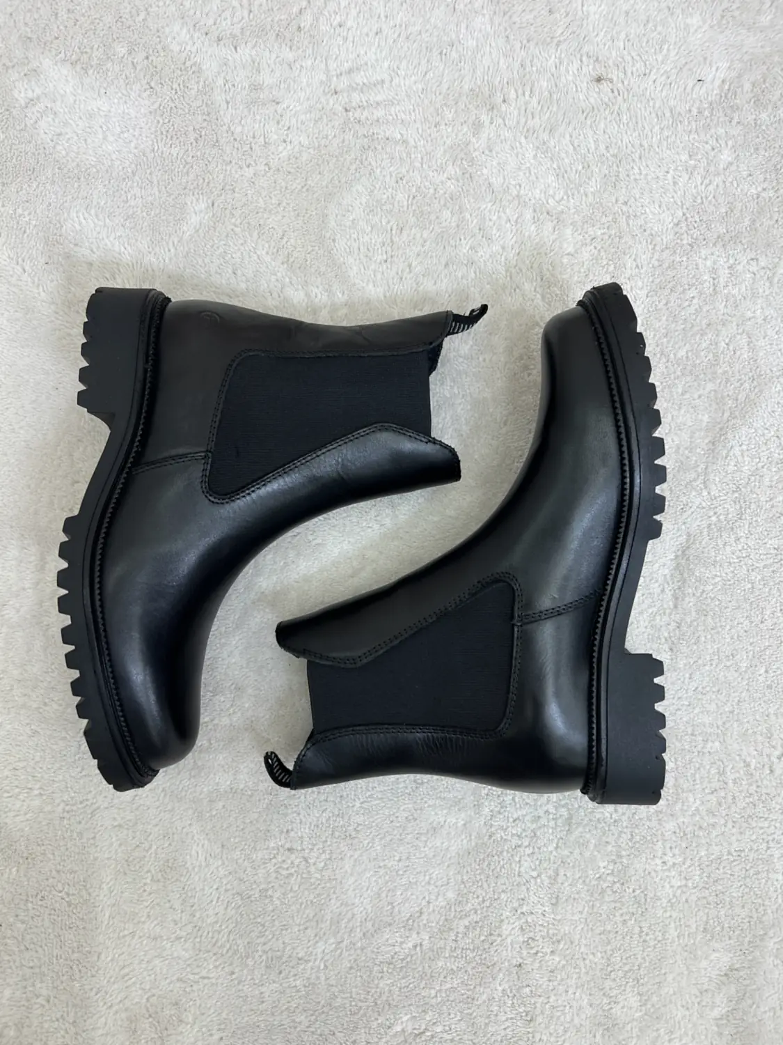 Beatles Tamaris in Pelle Nero