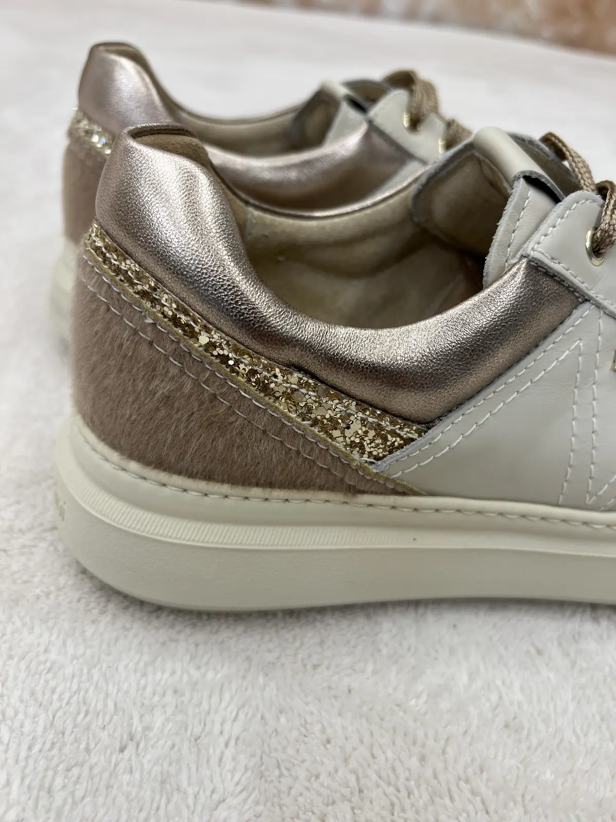 Sneakers Nero Giardini Platform Bianco