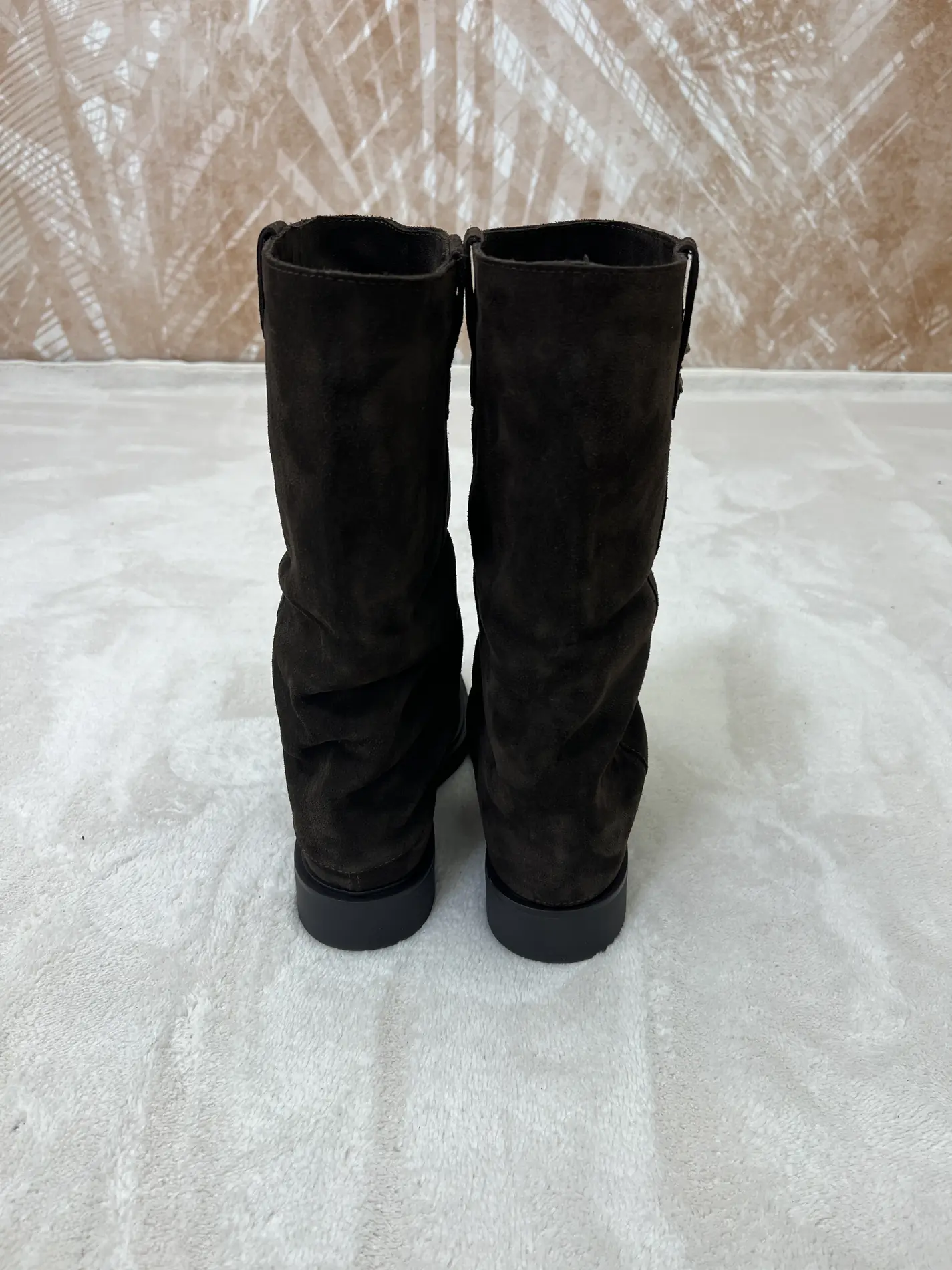 Stivale Nero Giardini Biker Marrone