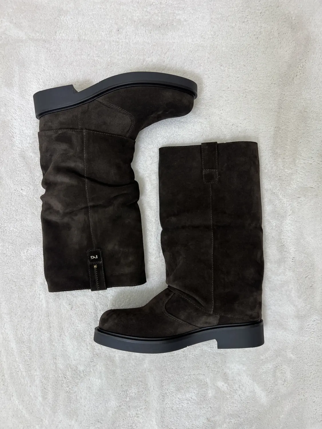 Stivale Nero Giardini Biker Marrone