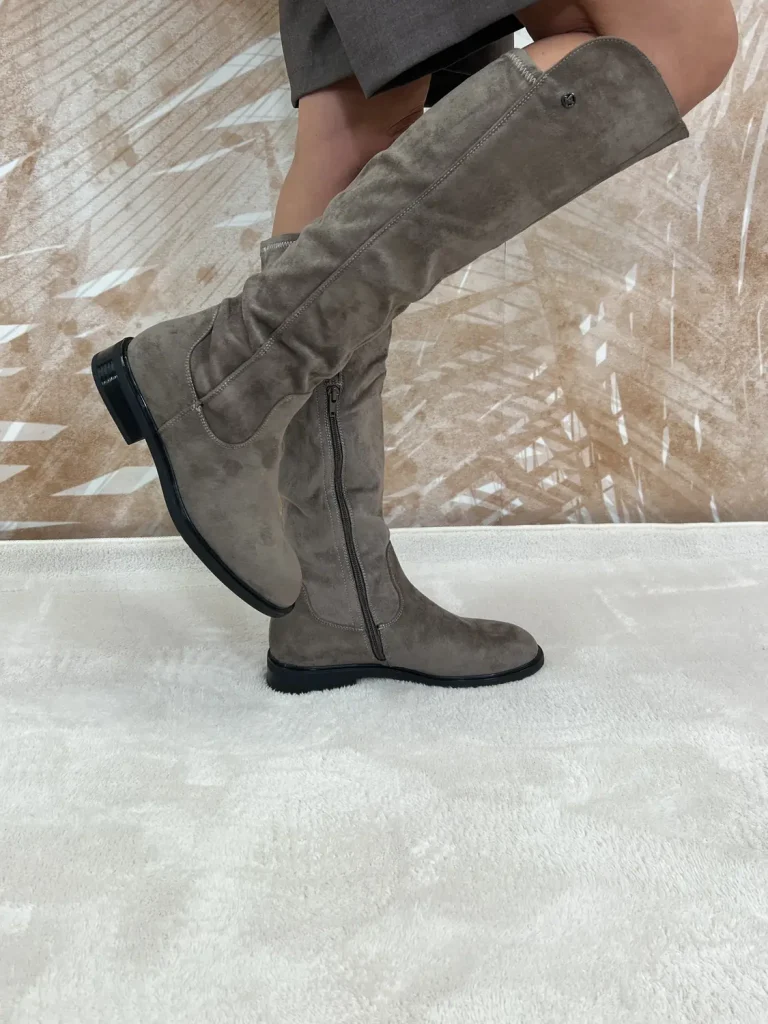 Stivale Keys Scamosciato Taupe
