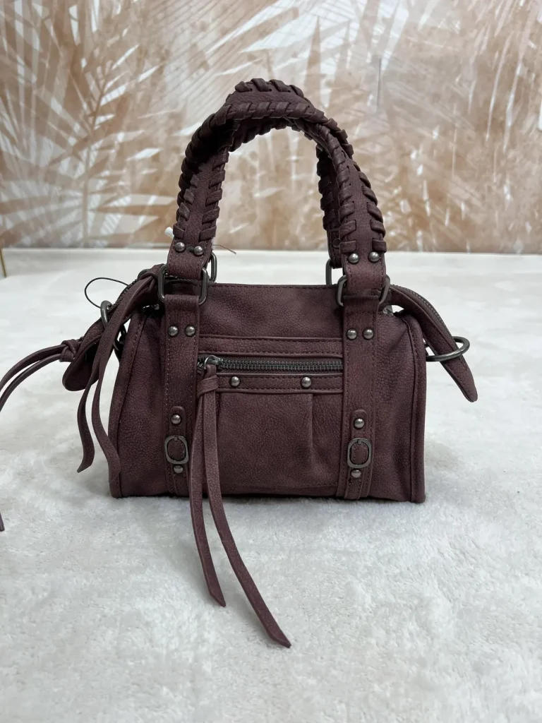 Borsa Phil Intrecciata Bordeaux