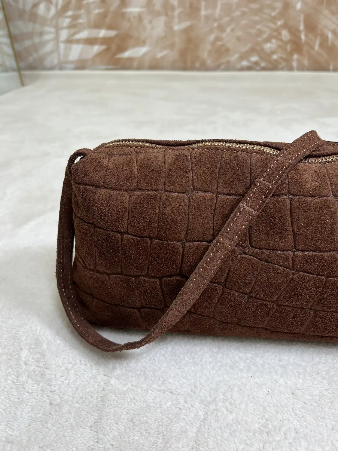 Borsa Made in Italy Cilindrica Marrone