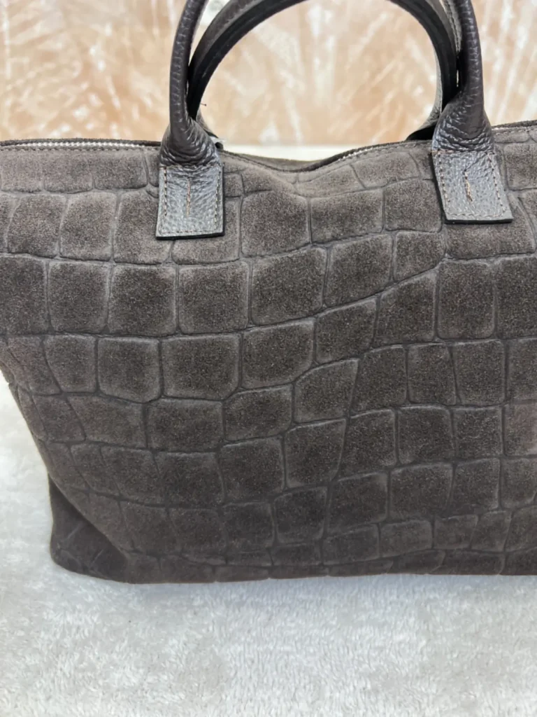 Borsa Made in Italy Cocco Trapezio Marrone