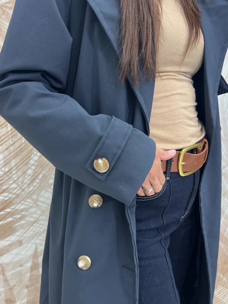 Trench Mina Orsh Blu