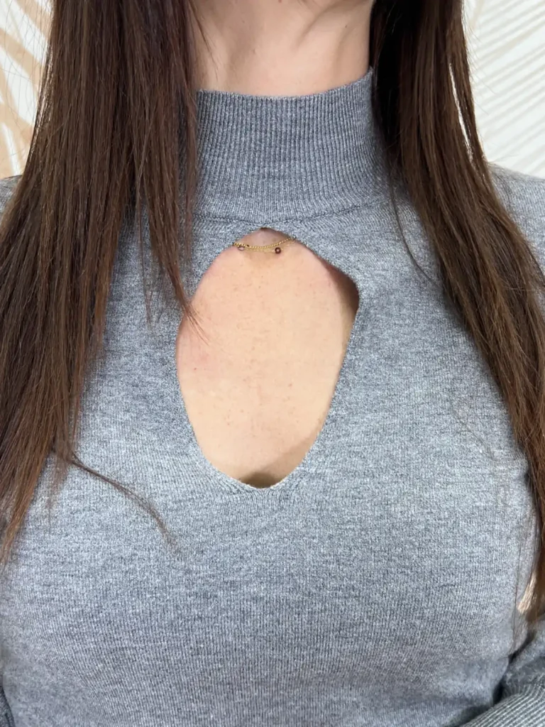 Maglia Susy Mix Goccia Grigio