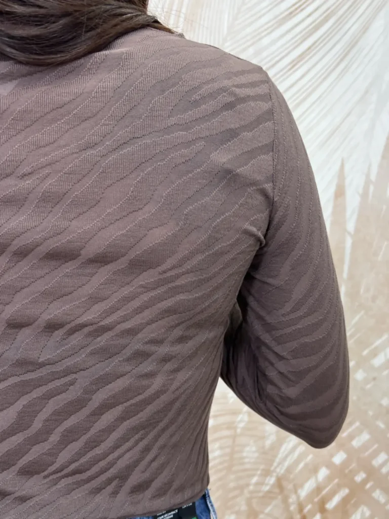 Maglia My Sublyme Zebrata Marrone